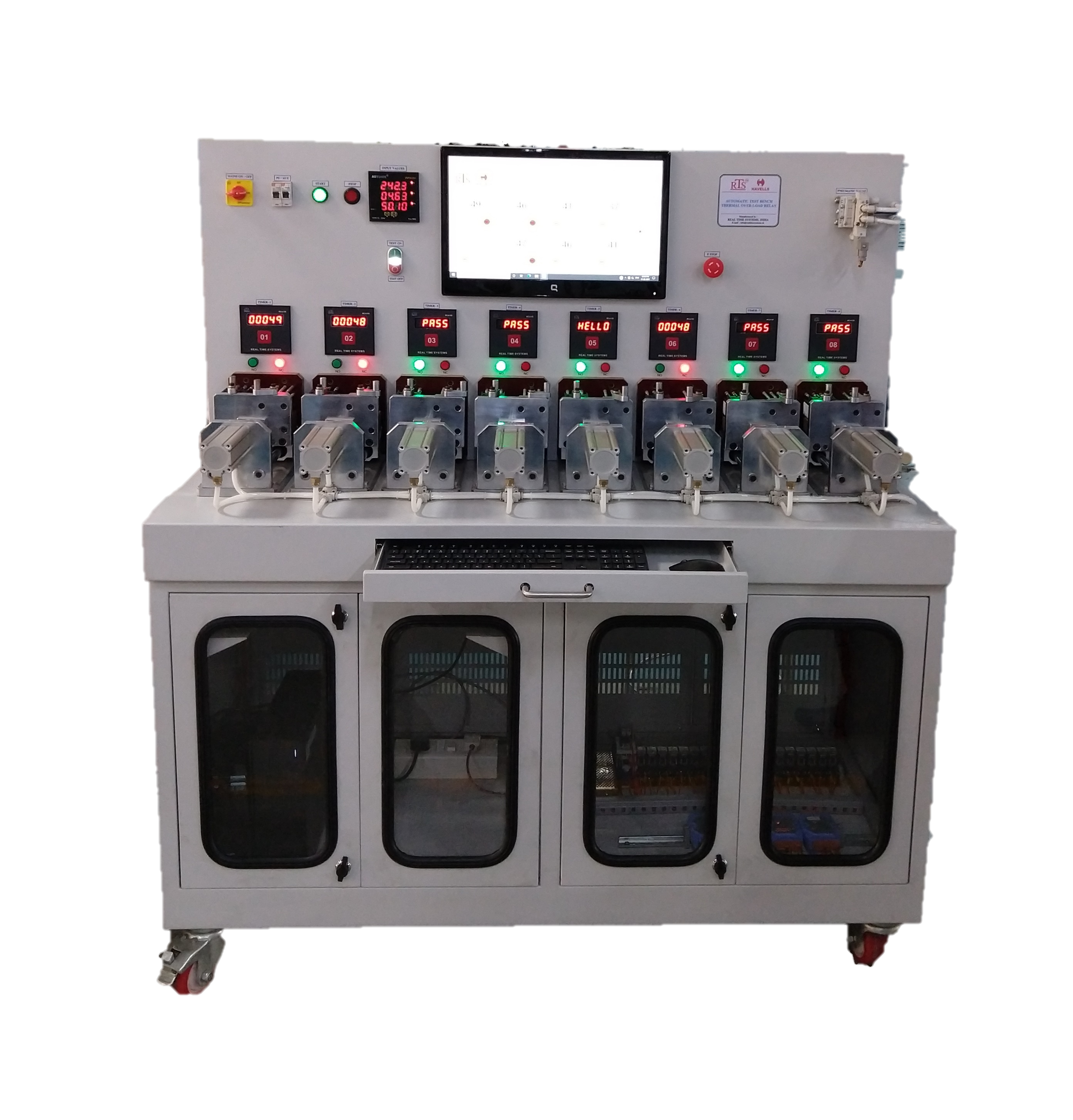 overload relay test bench